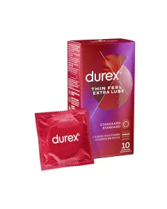 Durex Thin Feel Extra Glijmiddel - 10 stuks