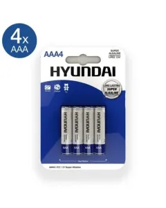 Hyundai Batterijen AAA - 4 Stuks