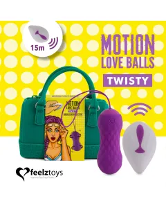 FEELZTOYS - OP AFSTAND BEDIENBARE BEWEGENDE LIEFDESBALLEN TWISTY