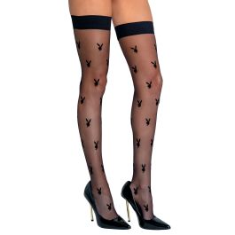 Playboy Lingerie - Bunny Noir Kousen