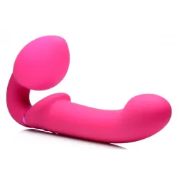 G-Pulse Vibrerende Strapless Strap-On Vibrator Met Afstandsbediening - Roze