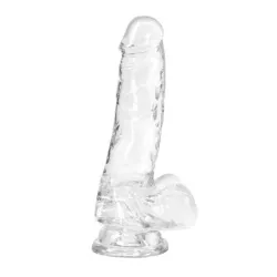 Crystal Addiction - Transparante Dildo - 18 cm