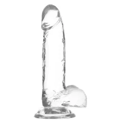 Crystal Addiction - Transparante Dildo - 19 cm