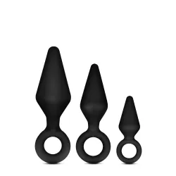 Anal Adventures Platinum - Siliconen Anaal Plug Set
