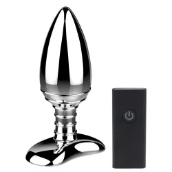 Nexus - Cestos Vibrerende Aluminium Buttplug Met Afstandsbediening