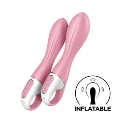 Satisfyer Air Pump 2 Opblaasbare Vibrator - Light Red