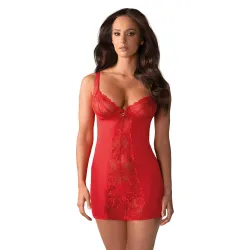 Heartina Negligé Met String - Rood