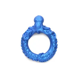 XR Brands - Poseidon's Octo-Ring Siliconen Penisring - Blauw