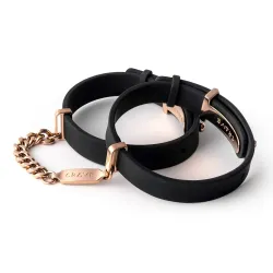 Crave - ID Cuffs - Zwart & Roségoud