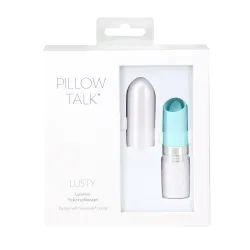 Pillow Talk - Lusty Luxurious Flickering Massager Blauwgroen