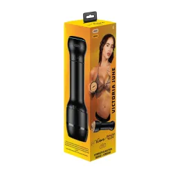 Kiiroo - PowerBlow & Feel Victoria June Mondmasturbator Combo - Zwart