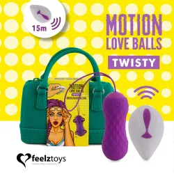 FEELZTOYS - OP AFSTAND BEDIENBARE BEWEGENDE LIEFDESBALLEN TWISTY