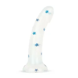 Dildo Collection Blossom Bliss Dildo – Blauw Glitterdesign 19 cm