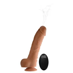 Loadz - Vibrerend Spuitend Dildo - 21,5 cm & Mediumkleurig