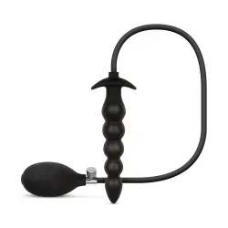 Anal Collection - Opblaasbare Dildo met Pomp 20 cm - Zwart