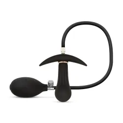 Anal Collection - Opblaasbare Buttplug met Pomp 8 cm - Zwart